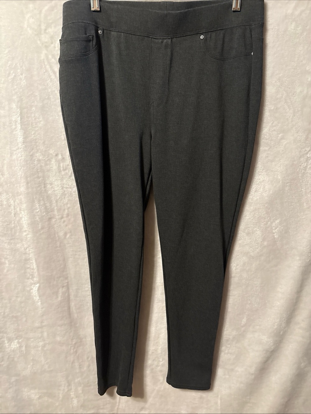 Seven7 Dark Gray Pull-On Leggings